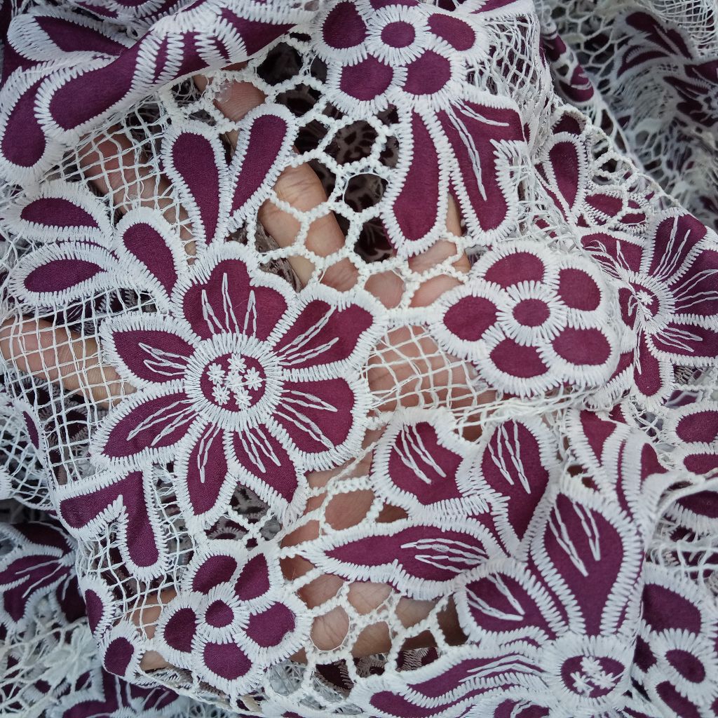 Kain Brokat Prada Chemical Lace - Kain Prada Original