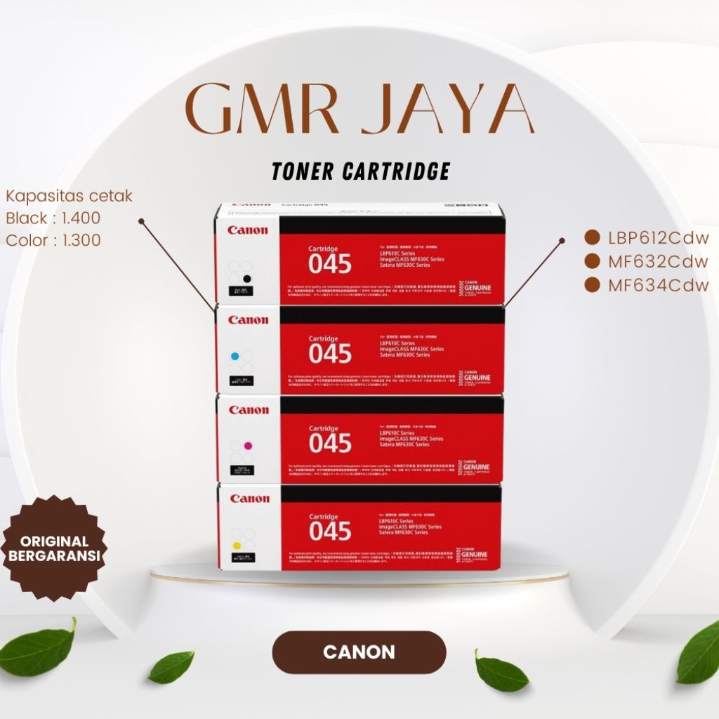 Toner canon 045 original / Toner cartridge canon 045 original / Toner printer canon 045 original / T