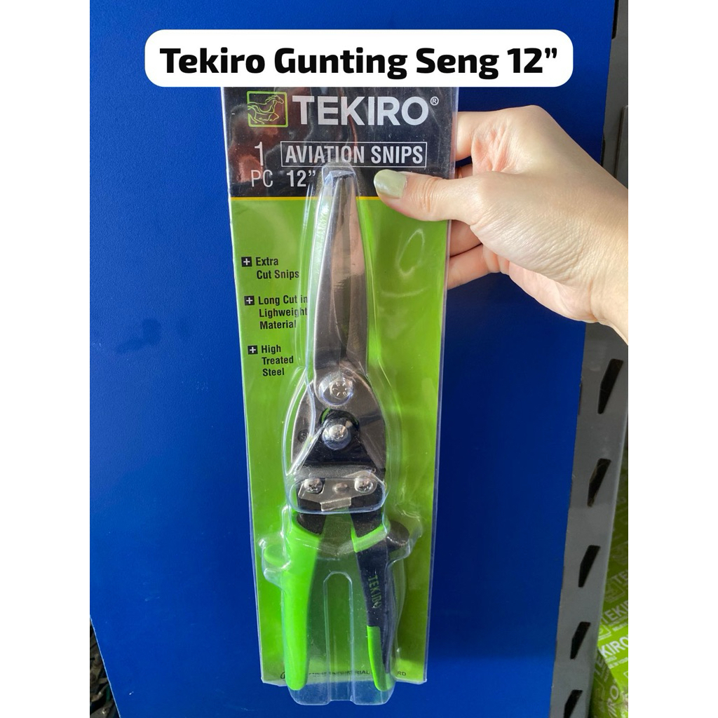 Tekiro Gunting Seng Panjang 12" TEKIRO Gunting Seng 12 INCH / Gunting Seng Panjang / Gunting Hollow 