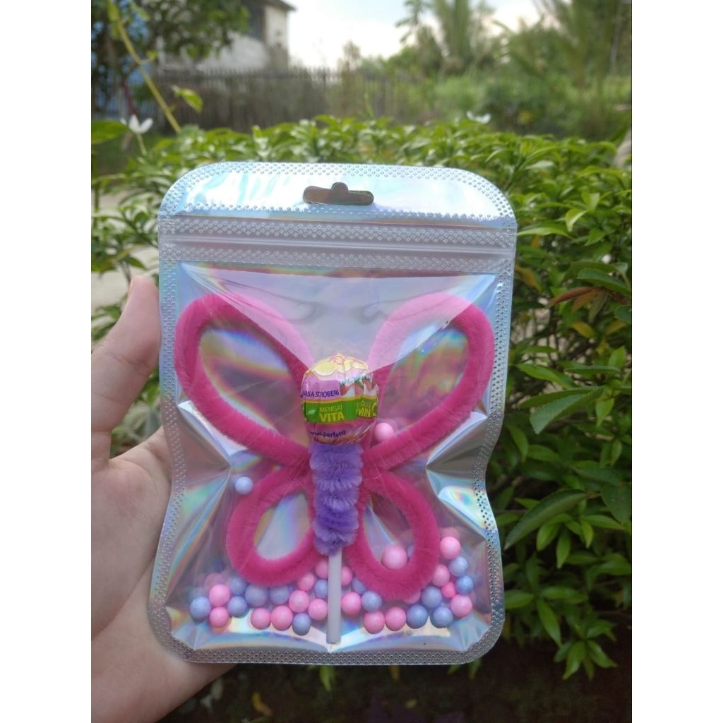 

Mini Gift Candy Chupa Chups | Candy Butterfly | Permen Kawat Bulu | Souvenir gift untuk teman dan sahabat