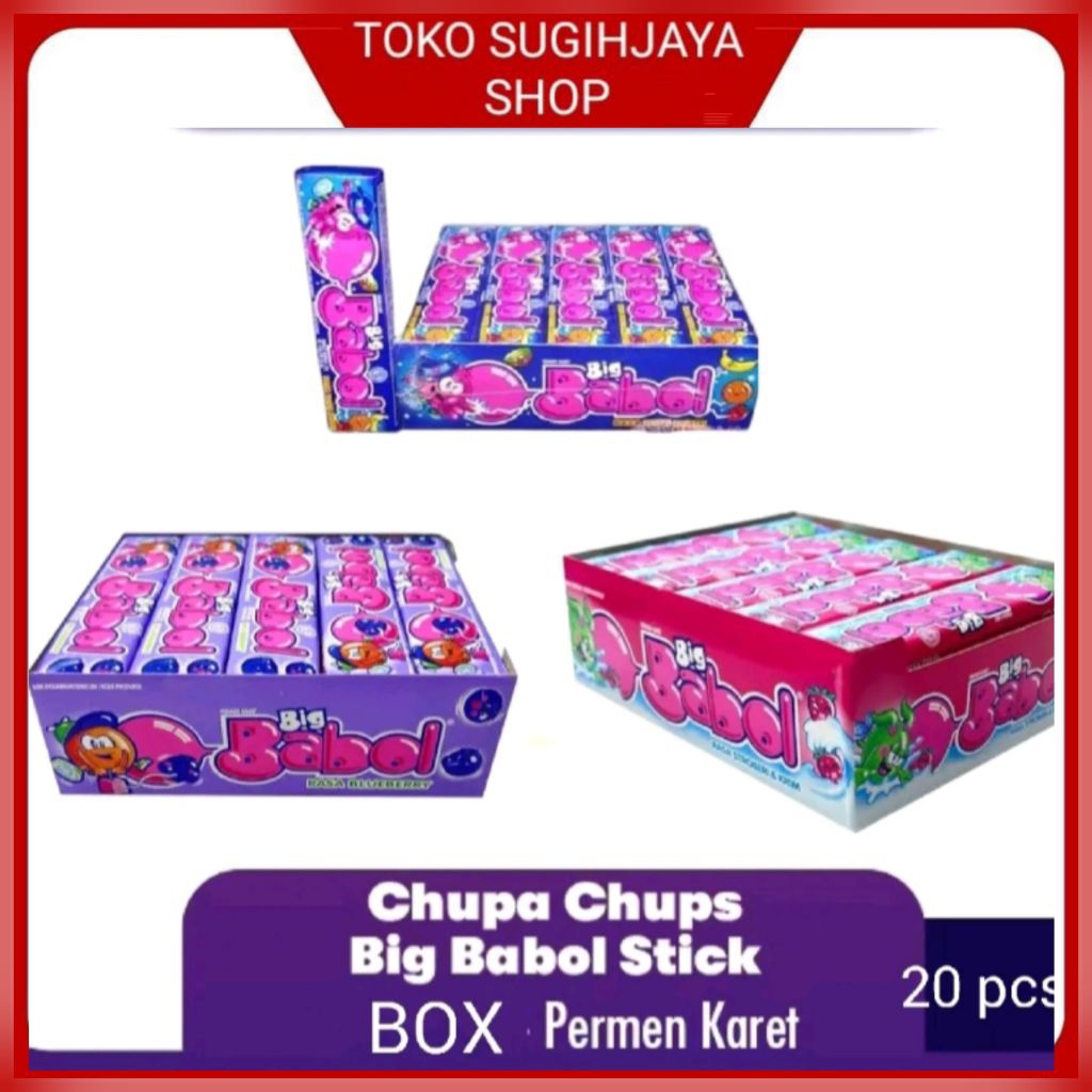 

BIG BABOLE VARIAN RASA ISI 20 x 20g/BOK
