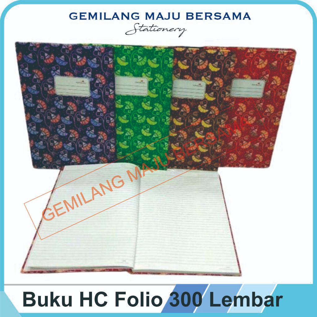 

Buku Hard Cover Folio 300 Lembar