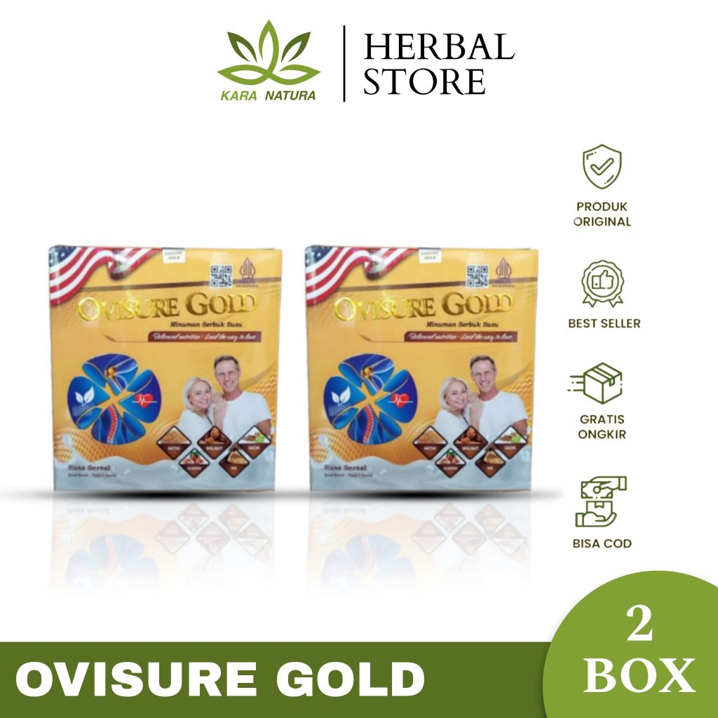 

Ovisure Gold Milk 2 Box Original Usa Susu Tulang Sendi