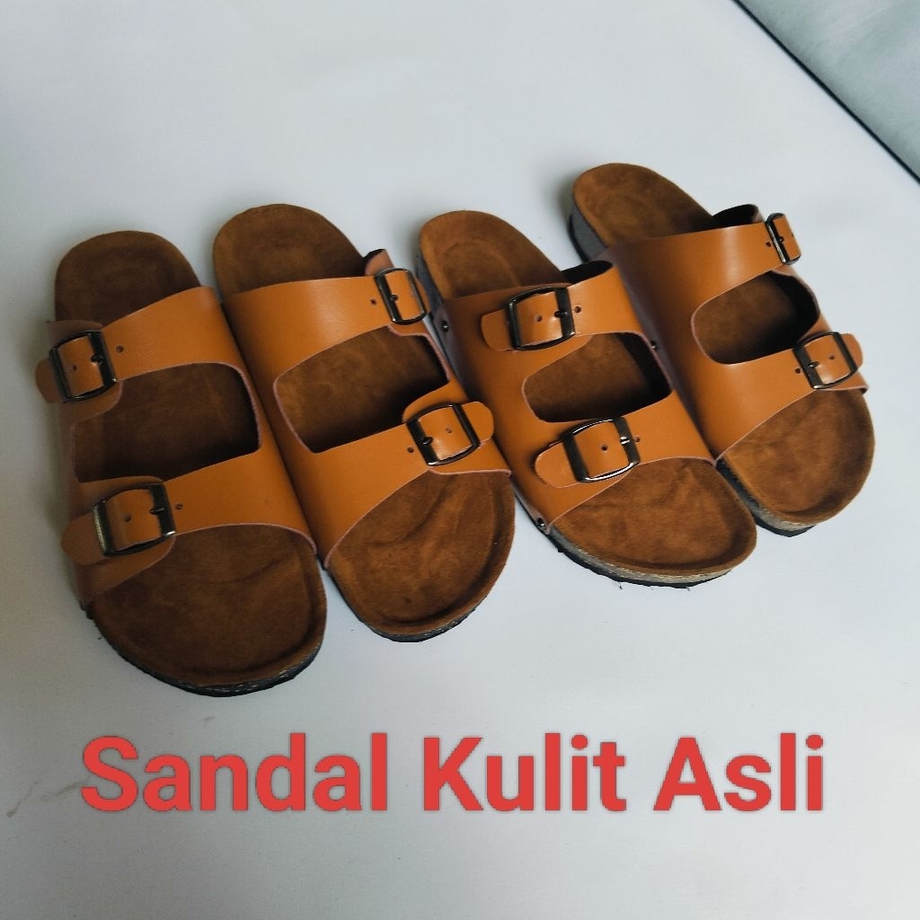 Sandal kulit Pria Original Sandal Wanita Sandal Kulit Asli