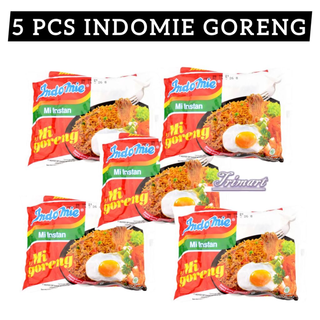 

(5 PCS) INDOMIE GORENG SPECIAL MIE INSTANT 80gr