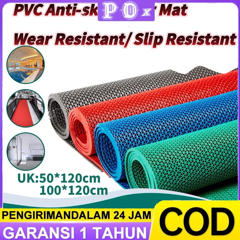 100*120cm Keset Kaki Anti Slip/Keset Kamar Mandi PVC/Keset Kamar Mandi/Keset Lantai Kamar Mandi Anti