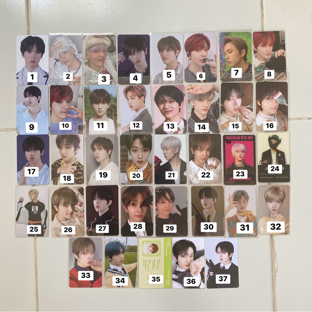 PHOTOCARD OFFICIAL NCT JISUNG PORORO jisung ganteng