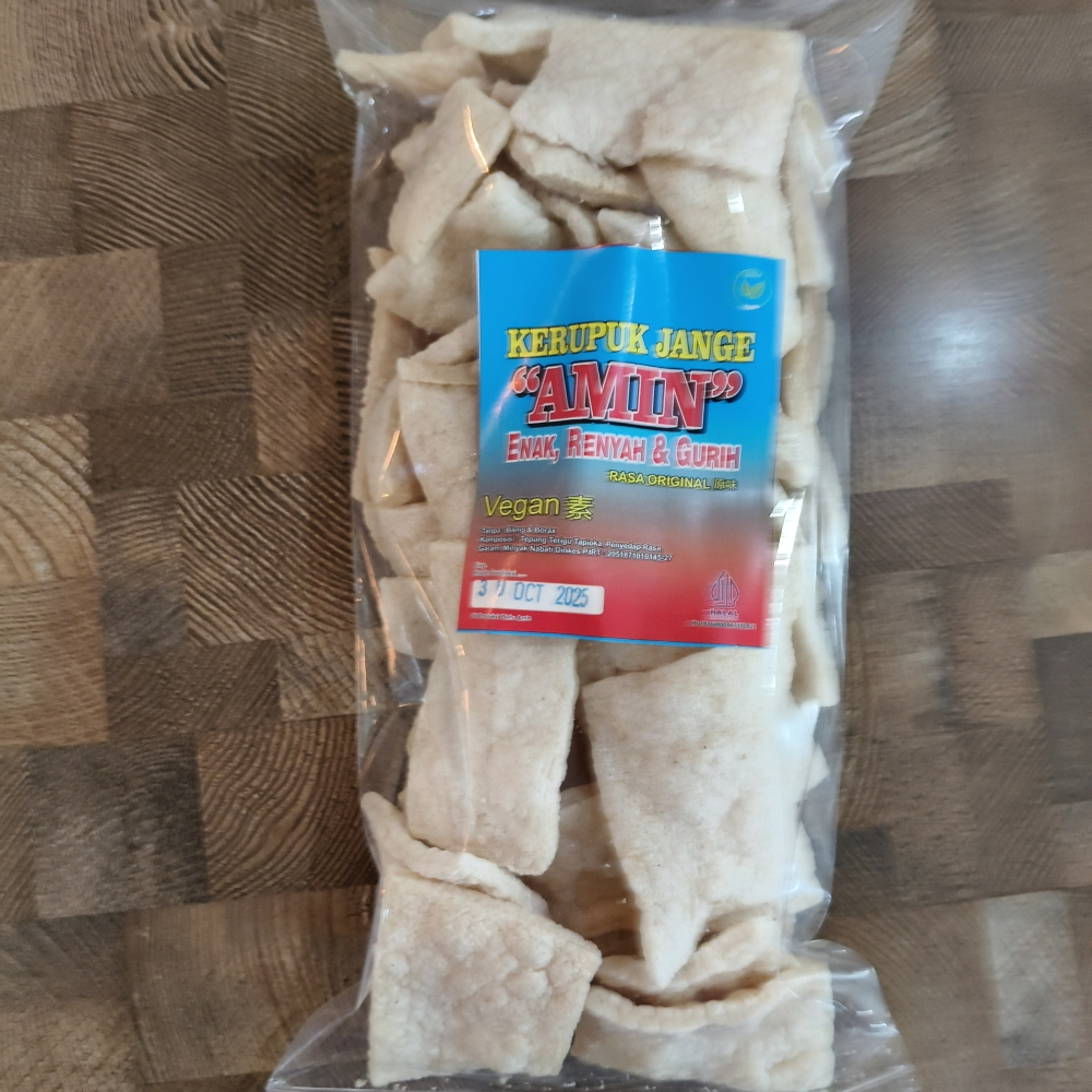 

AMIN Kerupuk Jange / Stick Potato / Kedelai / Jagung / Labu