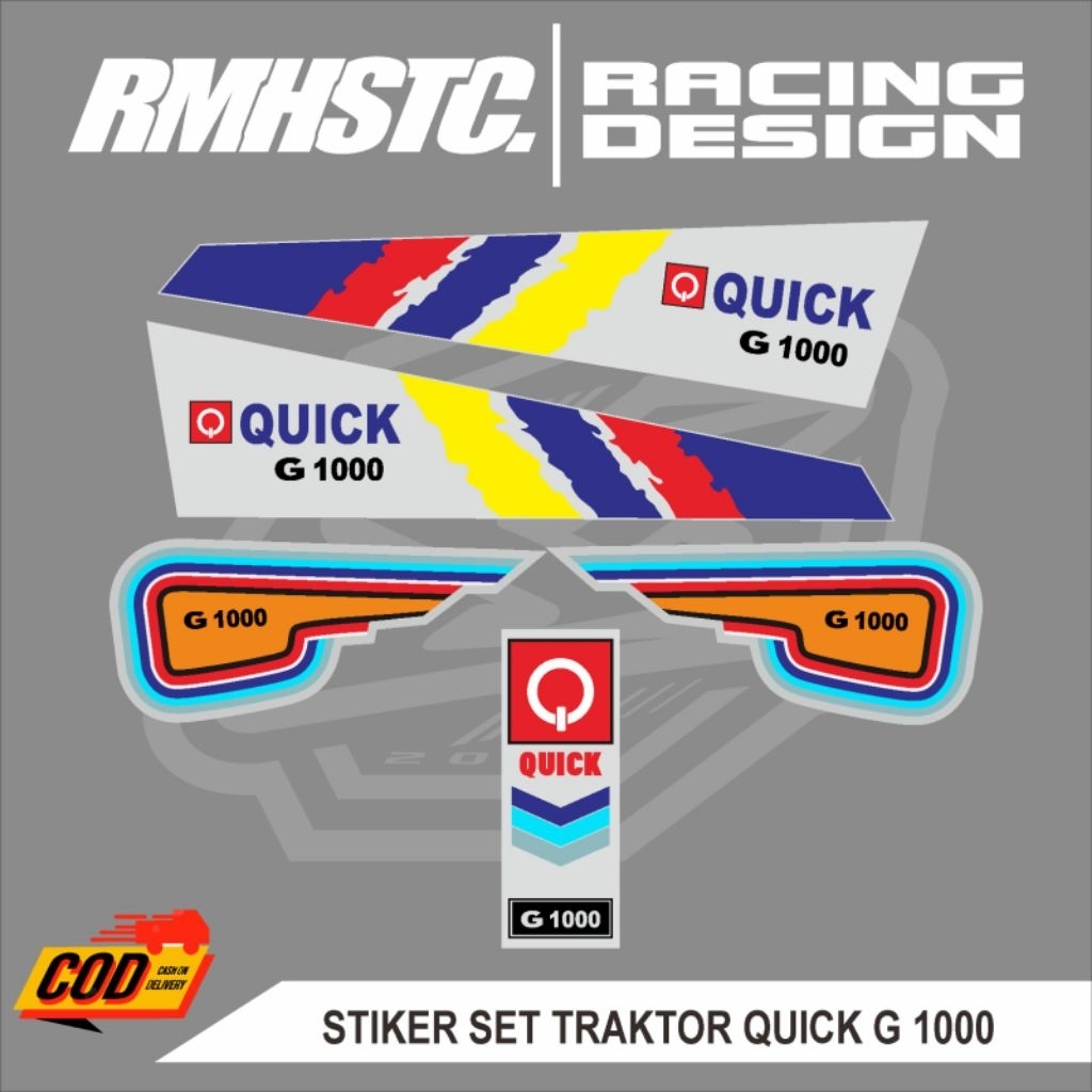 stiker quick G 1000 traktor