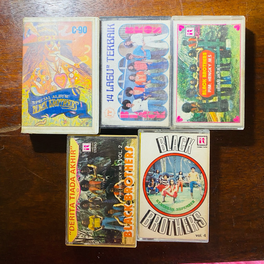 KUMPULAN KASET PITA BLACK BROTHERS - ORIGINAL