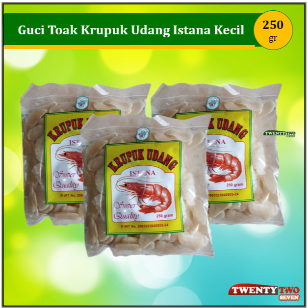

[10 X]Guci Toak Krupuk Udang Istana Kecil 250 gr. isi 10 Pax