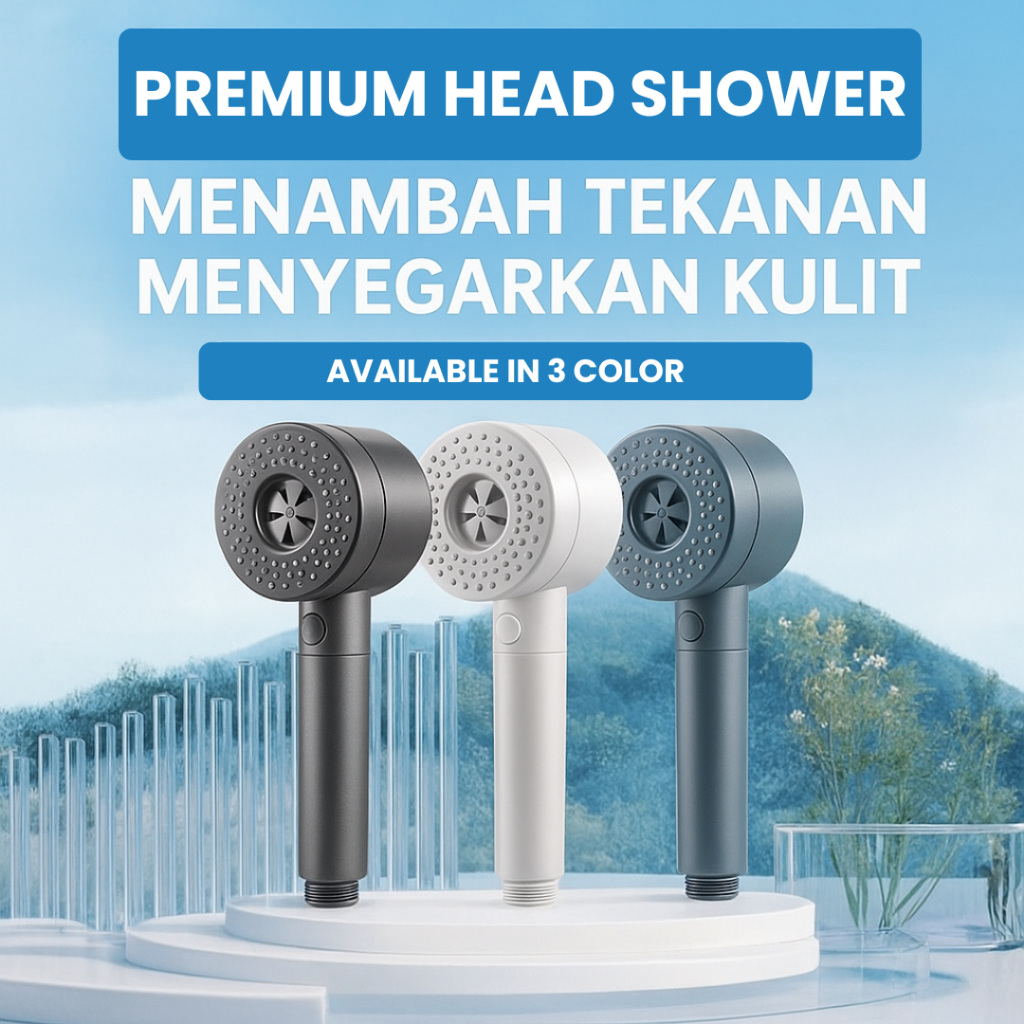 Hand Shower Dyson Turbo Premium Ion Filter / Super Spa Shower Mandi