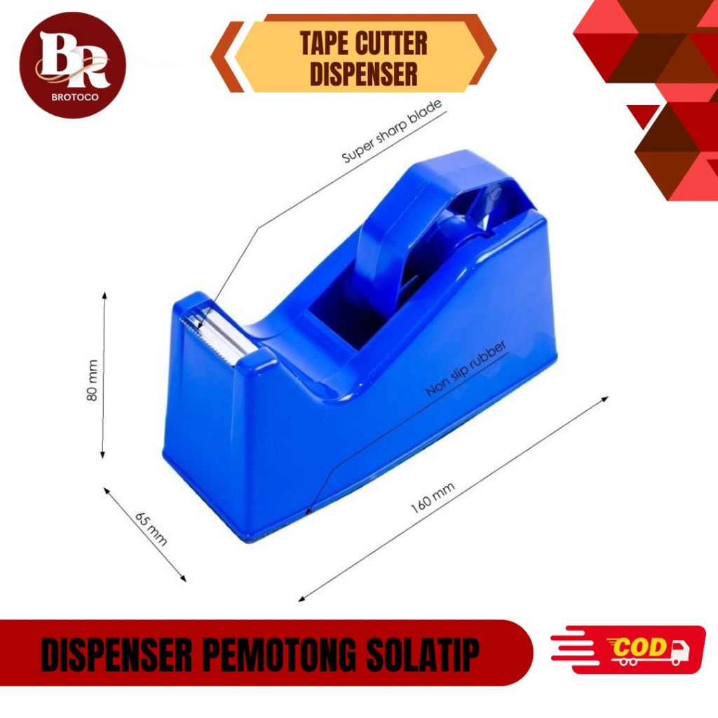 

[BROTOCO] JOYKO TAPE CUTTER DISPENSER PEMOTONG SOLATIP TD 103