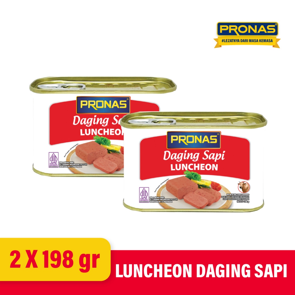 

Pronas Luncheon Sapi 198 g kemasan bundling 2 pcs