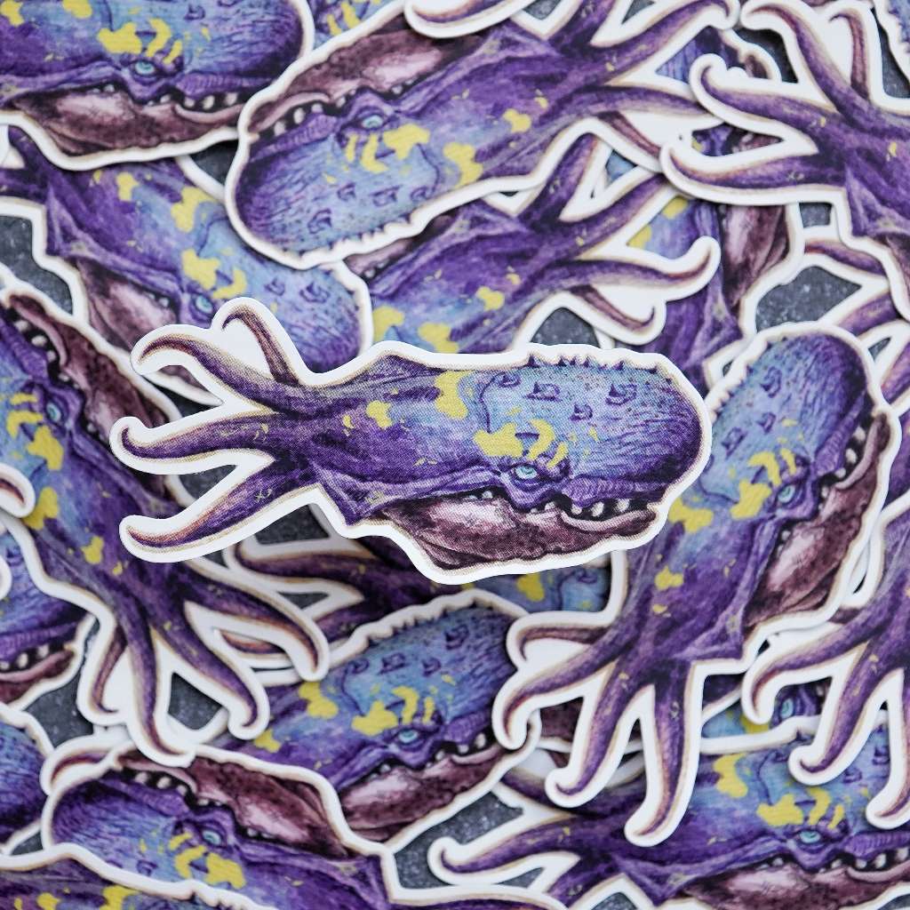 

Ruangqiqi - Purrgil - Vinyl Sticker / Star Wars Sticker