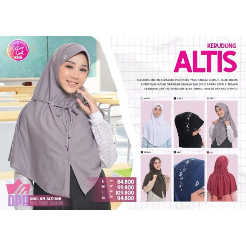 Rabbani - Kerudung Altis | Kerudung Sekolah Rabbani Ori