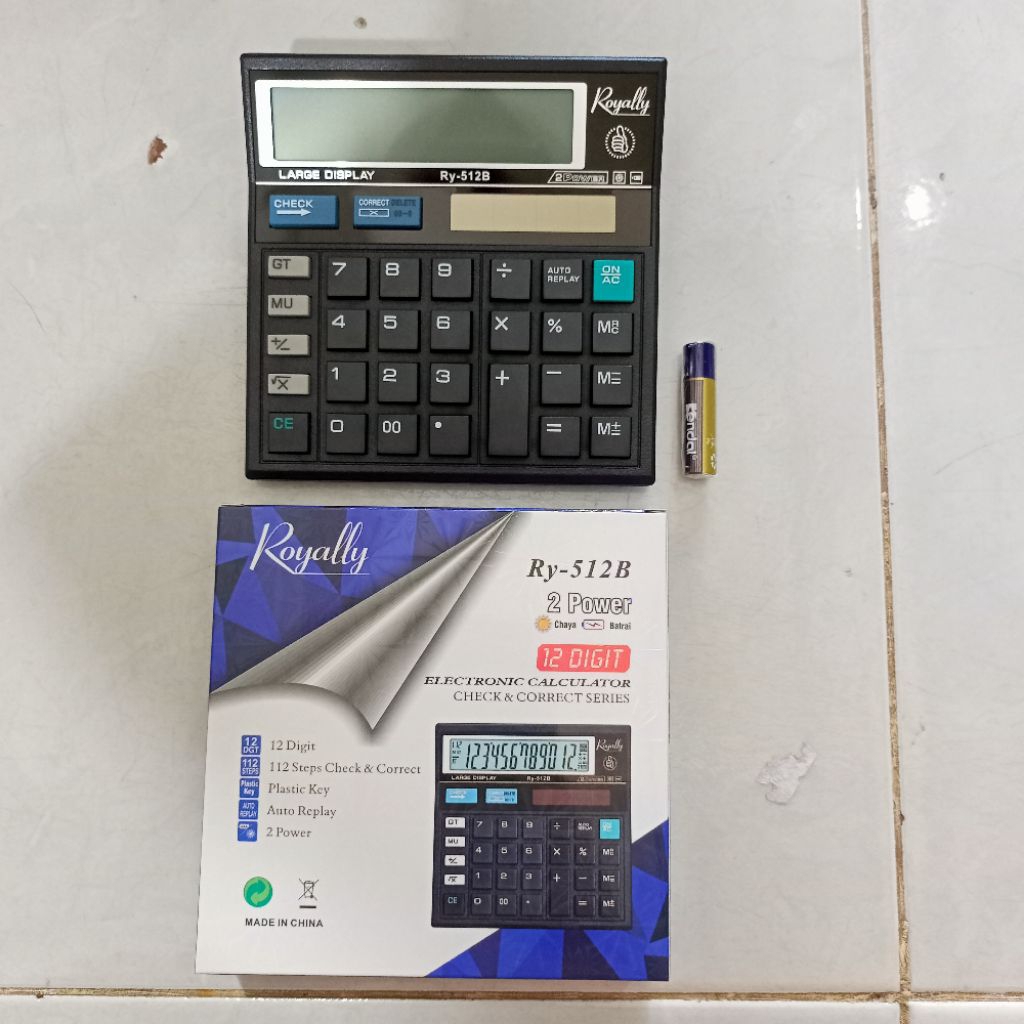 

KALKULATOR MERK ROYALLY RY-512B