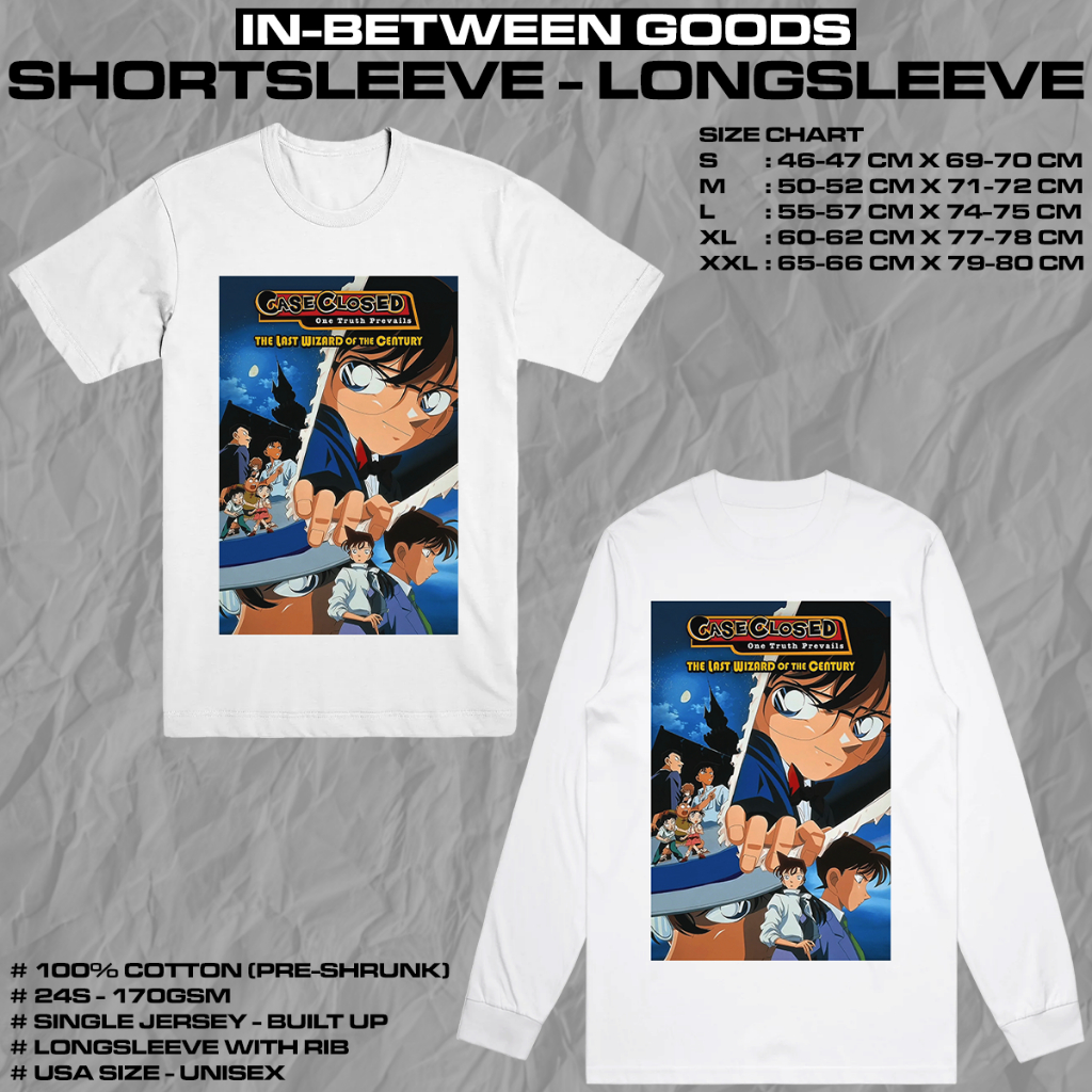 DETECTIVE CONAN - THE LAST WIZARD OF THE CENTURY | T-SHIRT | LONGSLEEVE | ANIME MERCH