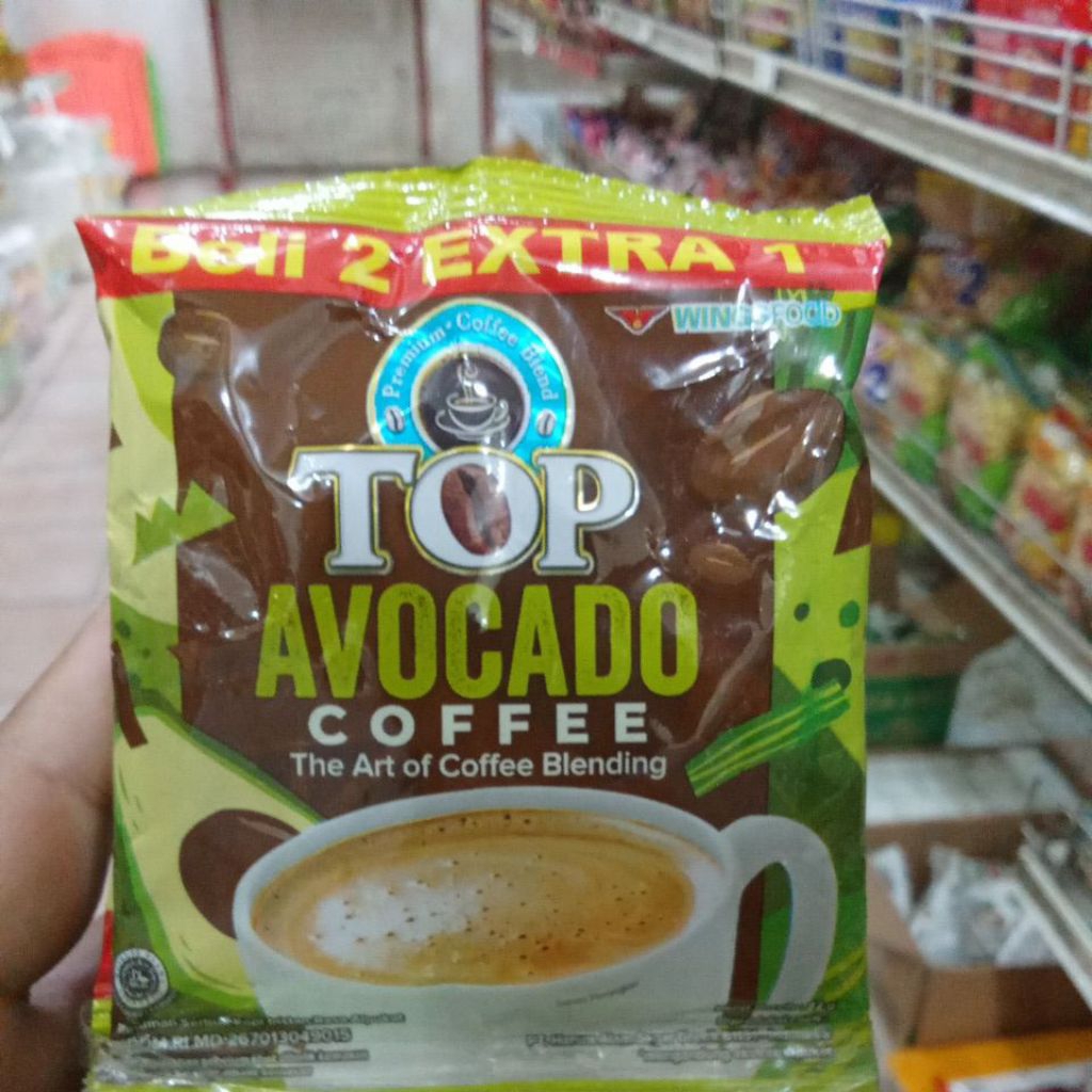 

Top Coffe Premium Avocado Coffe 22gr Renteng Isi 15 Sachet