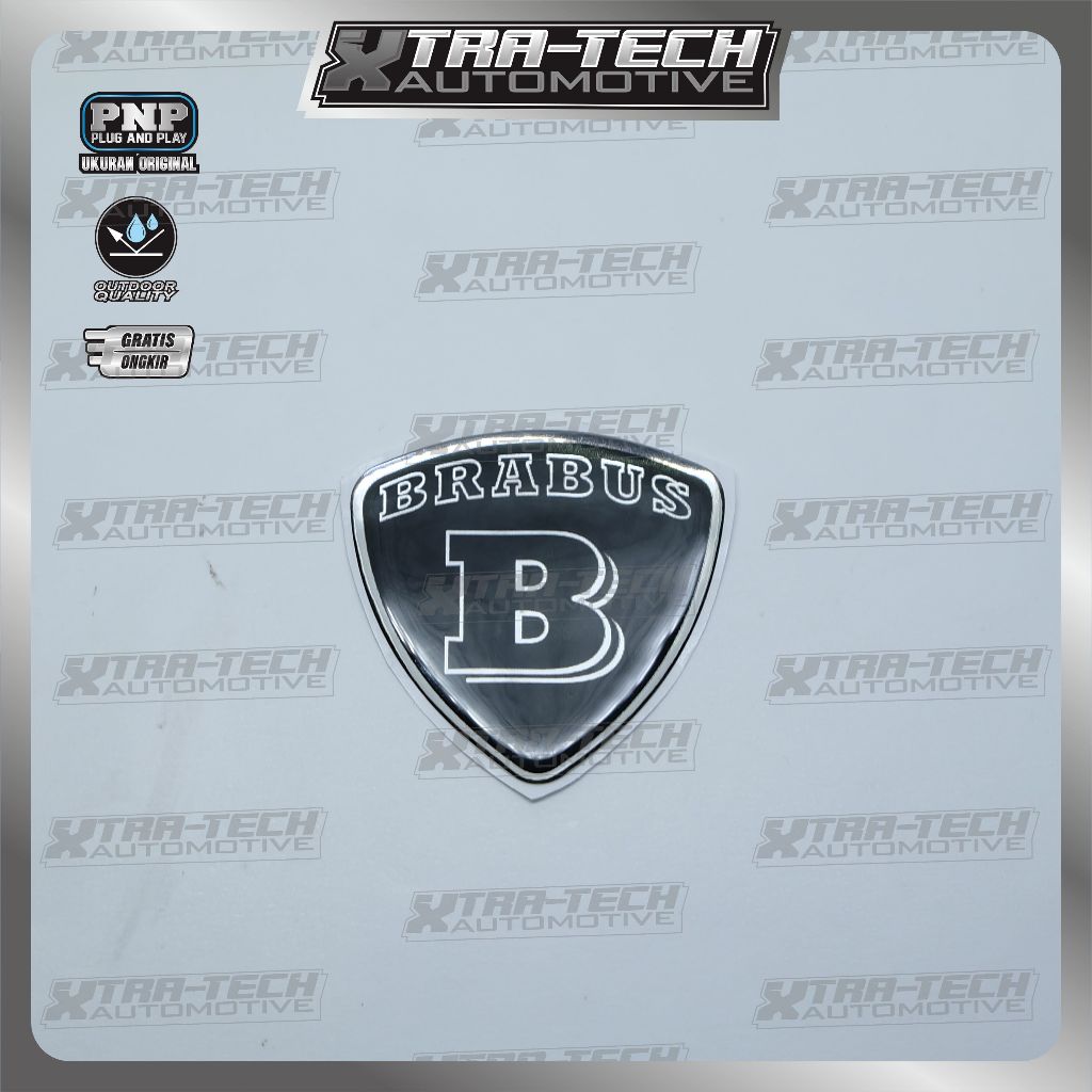 emblem brabus / emblem timbul brabus / stiker 3d brabus / stiker emblem brabus / sticker brabus