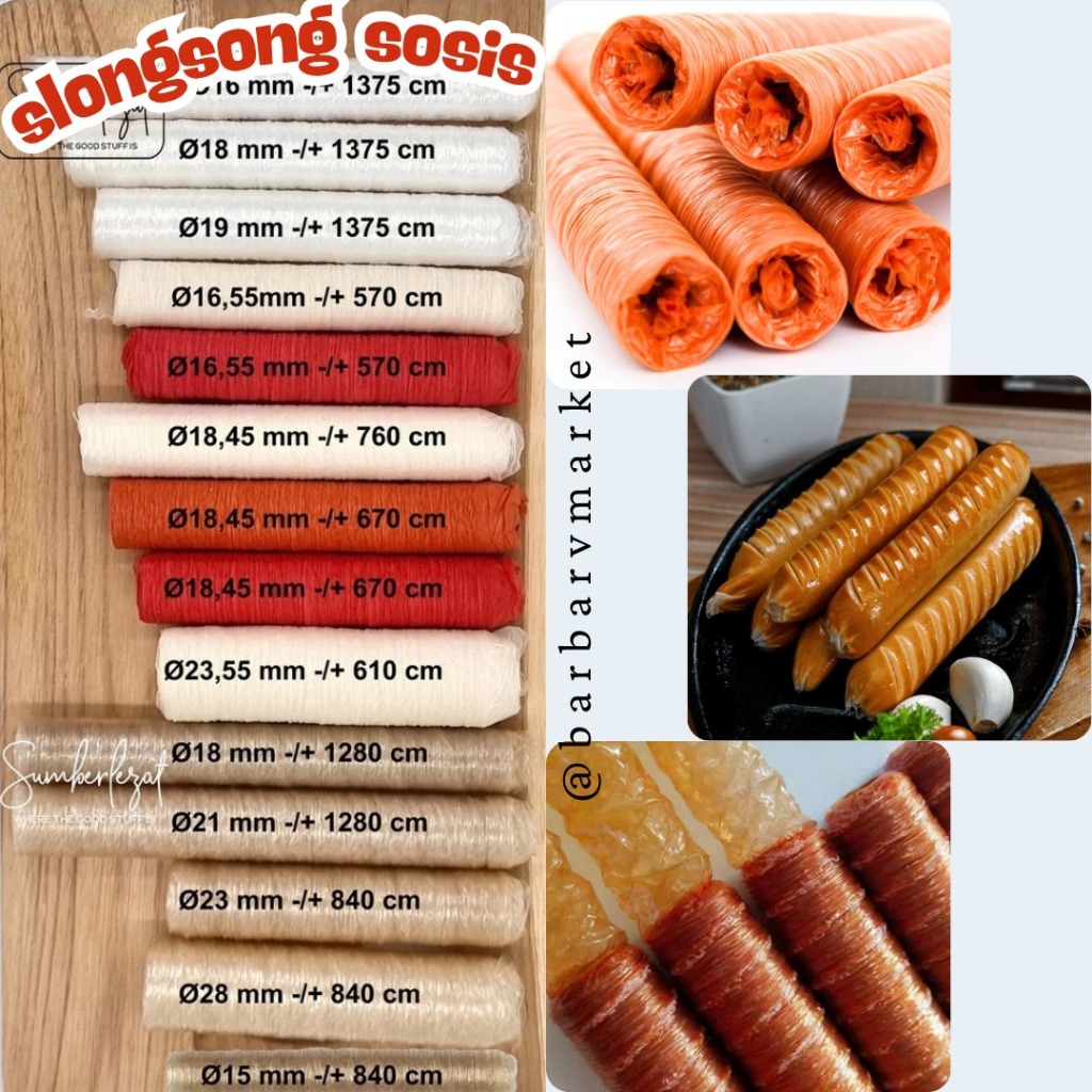 

Kolagen Sosis Halal Bisa Dimakan Selongsong Casing Sosis Jumbo Home Made Selulosa Pembungkus Sosis