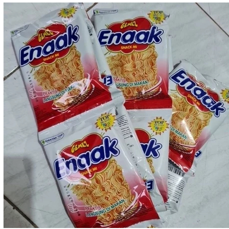 

Enaak Snack 1 Renceng Isi 10 Pcs Gemez Enaak Snack Mi Original 14 Gr