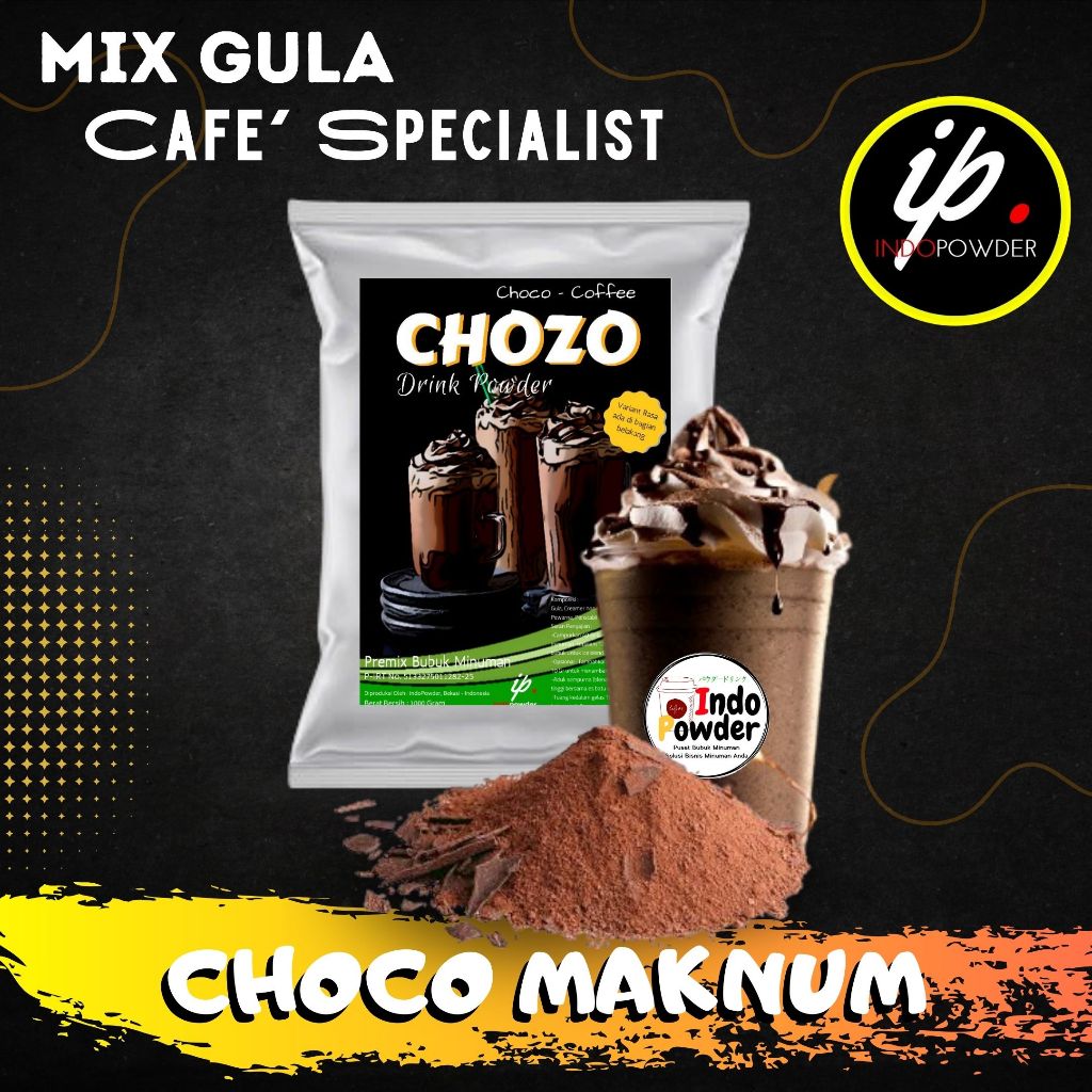 

IP Jakarta - Bubuk Minuman CHOCO MAKNUM 1Kg untuk Cafe, Waralaba, Resto dan Usaha Minuman Kekinian
