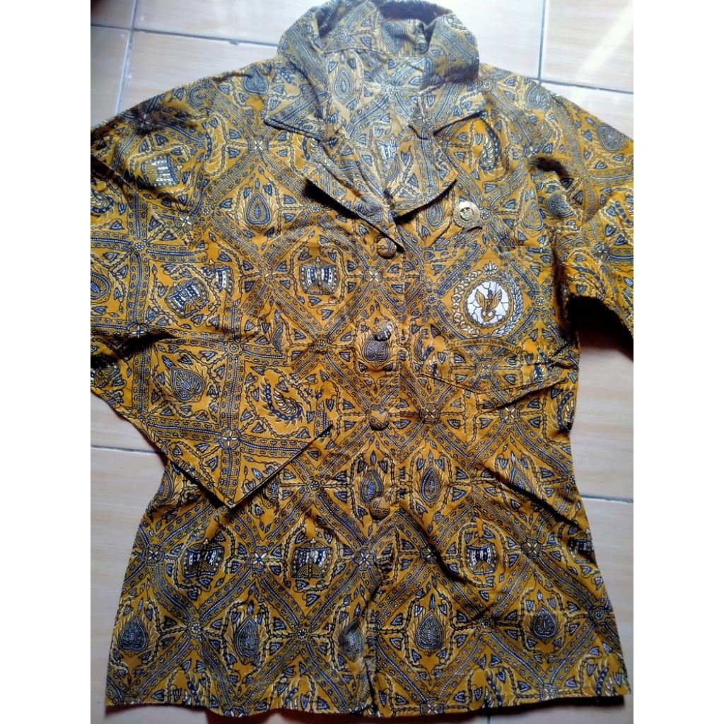 preloved batik PGRI wanita