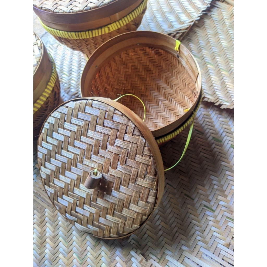 ceting nasi/wakul nasi/ceting bambu/tempat nasi dari bambu
