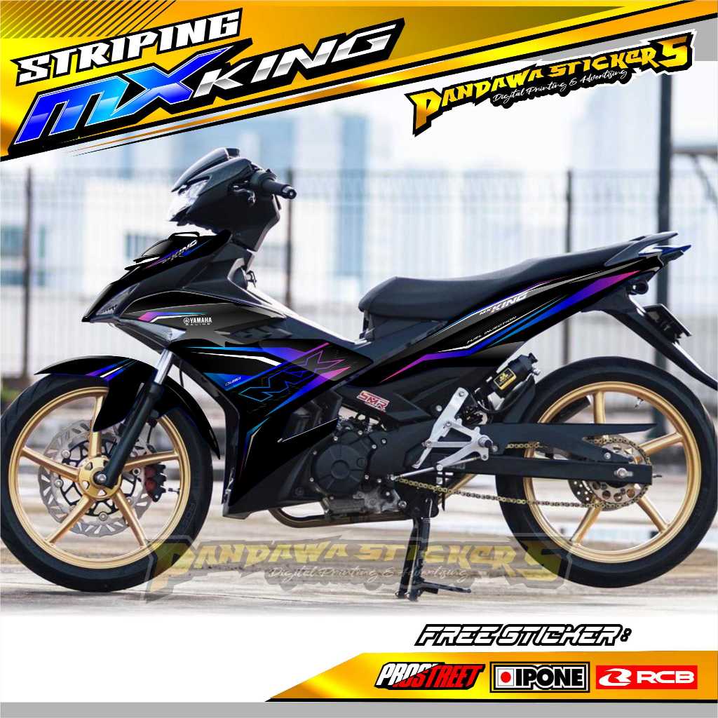 STRIPING VARIASI YAMAHA JUPITER MX KING / STICKER LIST MOTOR JUPITER MX KING