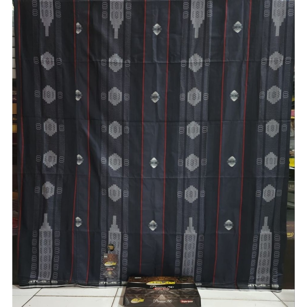 Sarung ATLAS Premium 790 Songket Special Silver