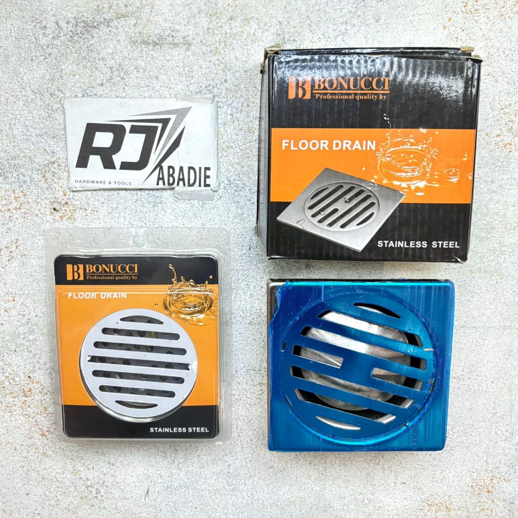 Saringan Got Mangkok Floor Drain Stainless Kuningan Bonucci 4 4.5 Inch