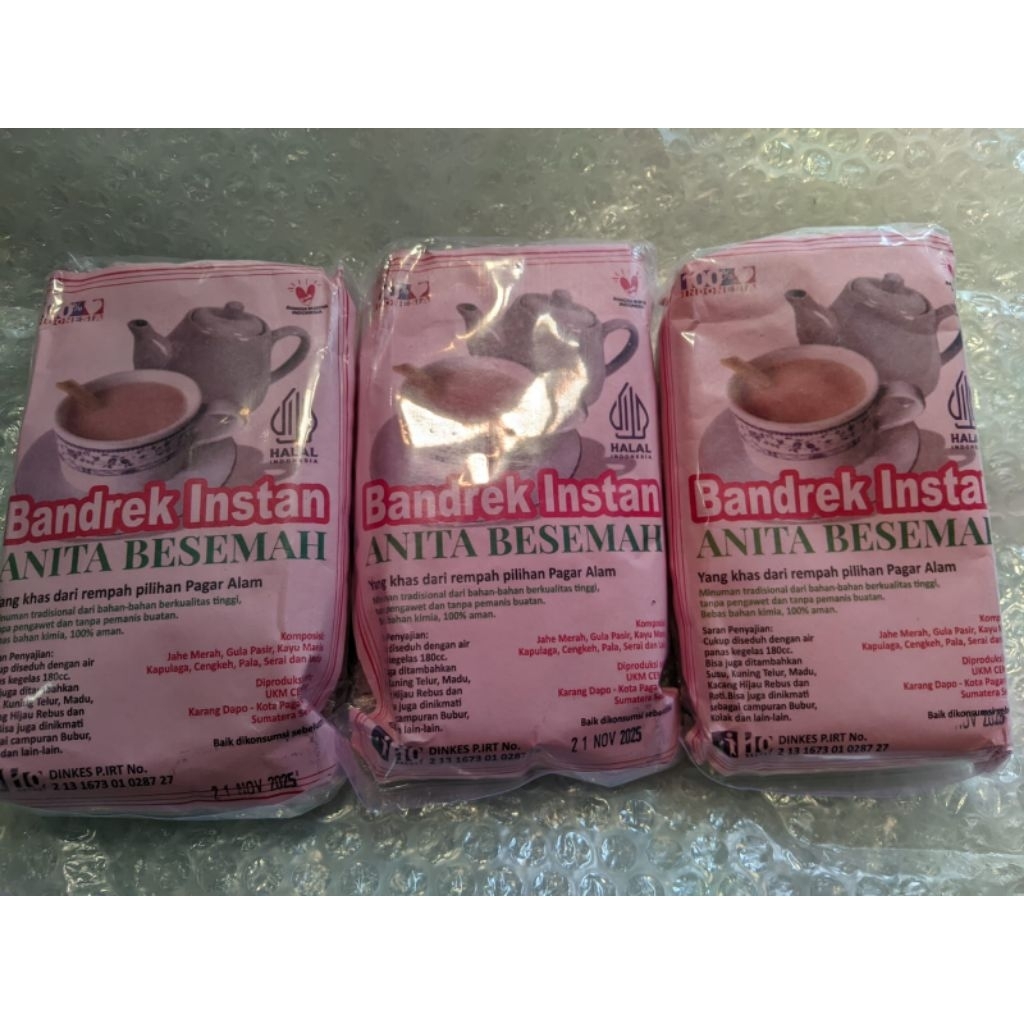 

Bandrek Instan Bandrek Pagar Alam Minuman Herbal