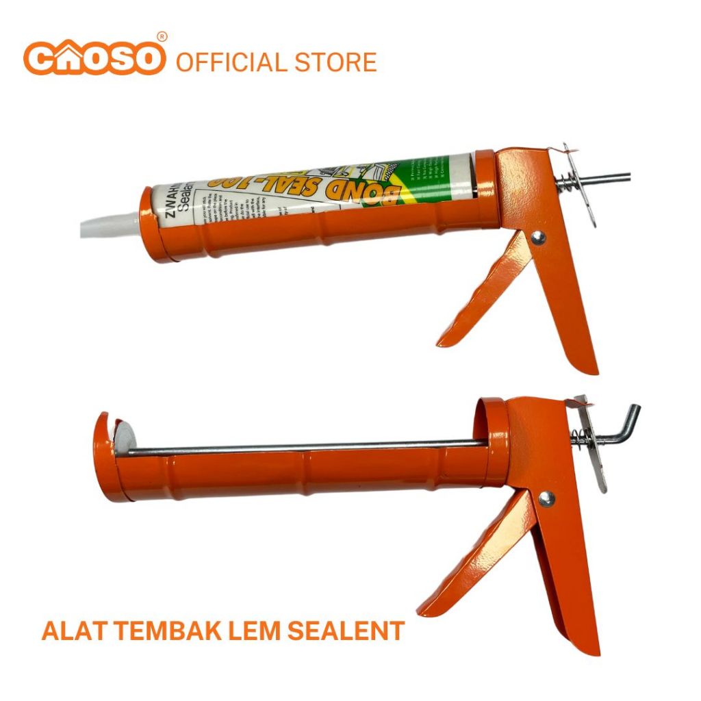 Alat Tembak Lem Sealant Lem Silikon Lem Kaca / Alat Tembak Lem Safety Bisa Untuk Lem di Kaca Caoso