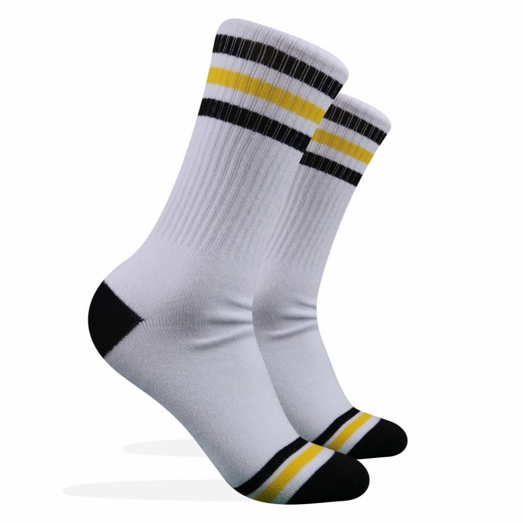 kaos kaki Adidas Oldschool panjang / Sport motif Pria wanita panjang 4 Layer