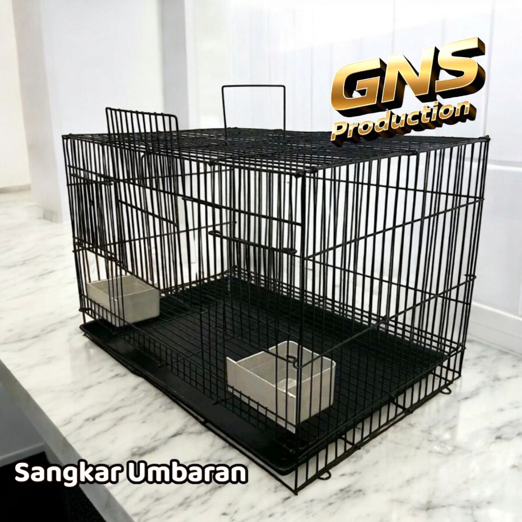 kandang umbaran kotak ternak burung kucing sugarglider 60x40