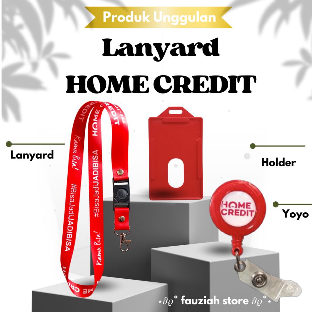 

READY! TALI ID CARD HOME CREDIT #BisaJadiBisa / LANYARD HOME CREDIT TERMURAH!!!