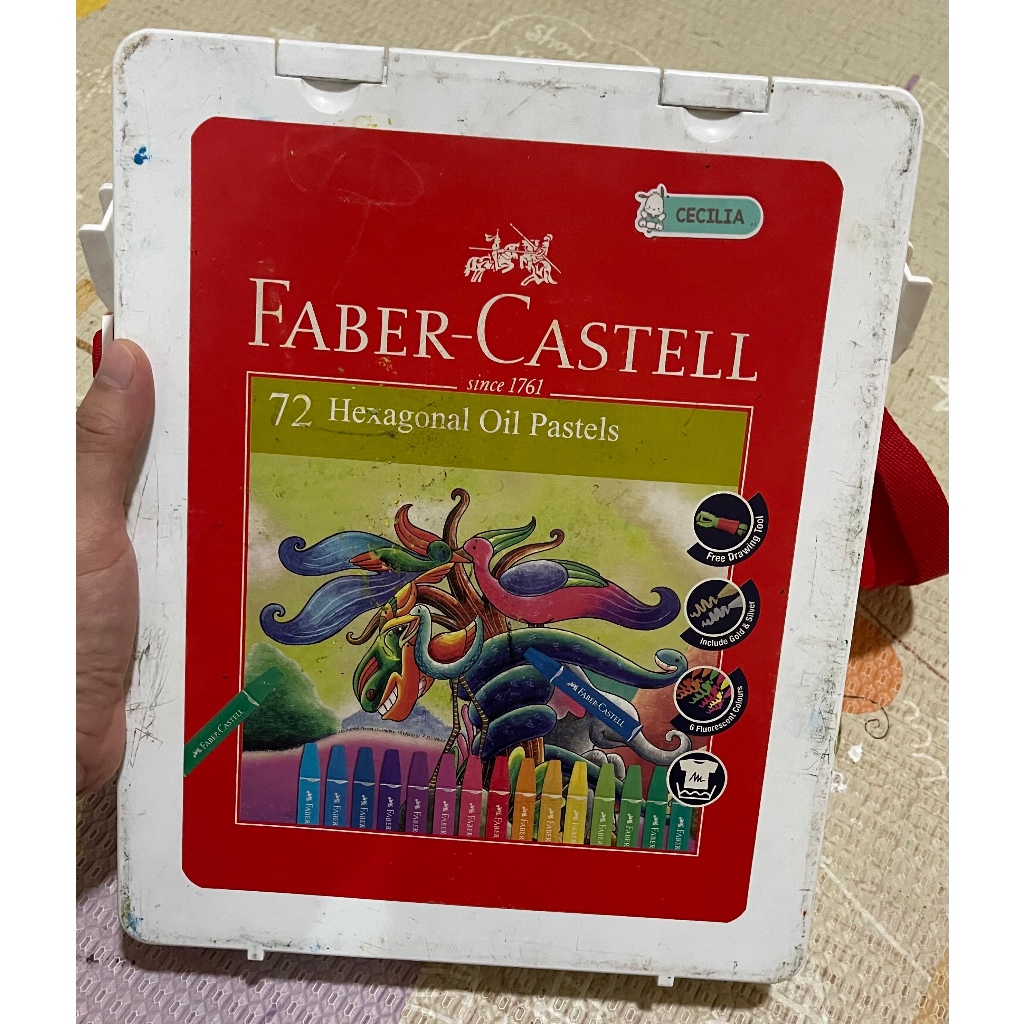 

preloved crayon faber castell 72wrn