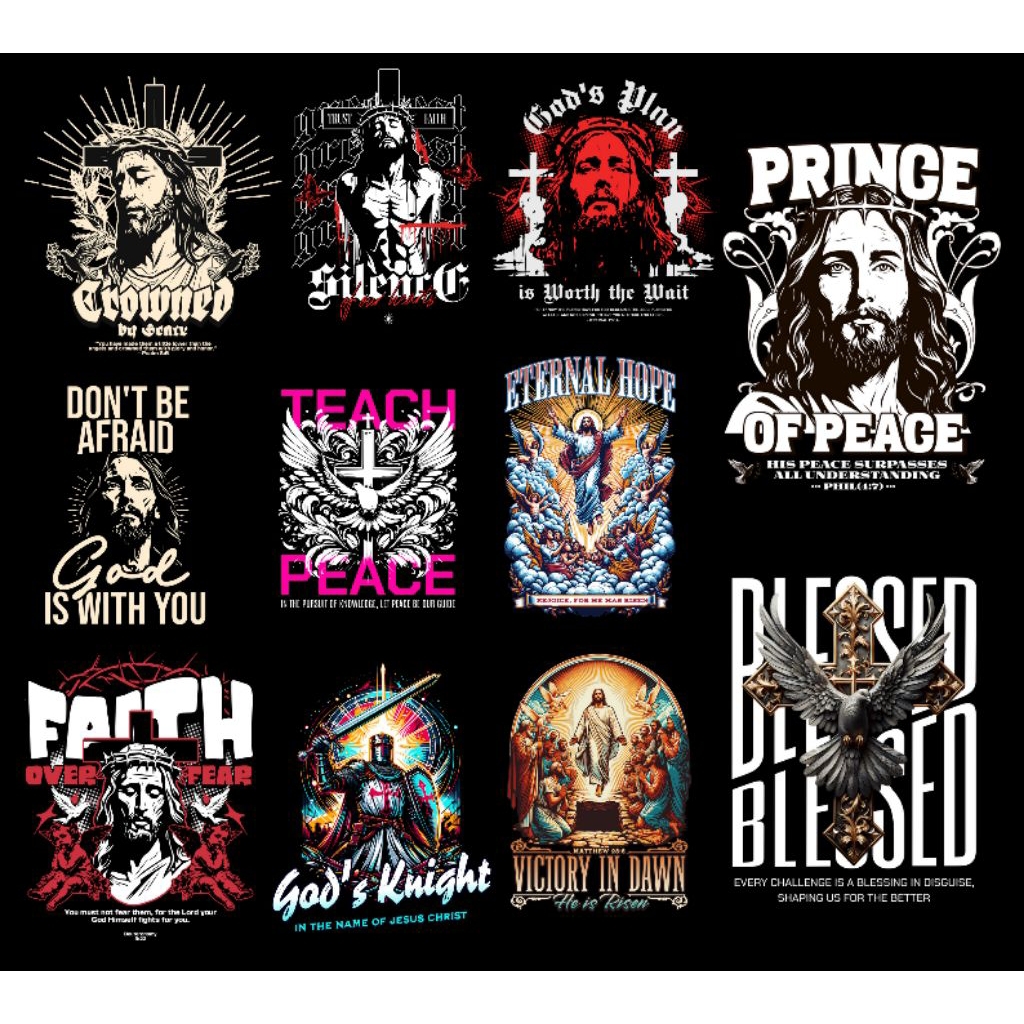 1000+ Desain Kaos Rohani Kristen dan Katolik, Jesus, Yesus, Bunda Maria, Roh Kudus, Alkitab, Holy Sp