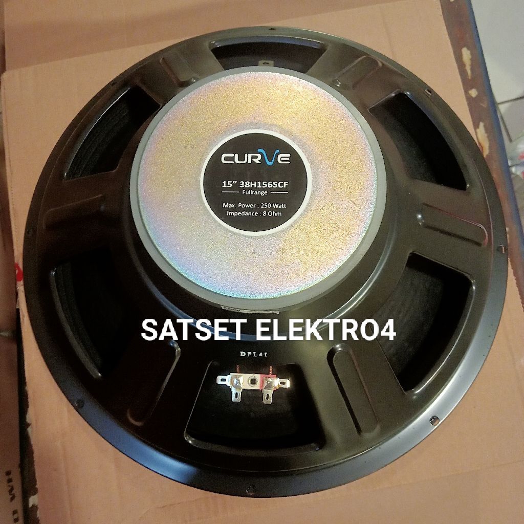 SPEAKER CURVE 15 INCH 38H156SCF MB FULLRANGE MAGNET BESAR ORIGINAL