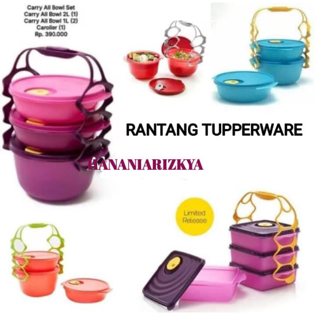 rantang cary all bowl tupperware/rantang ctg tupperware