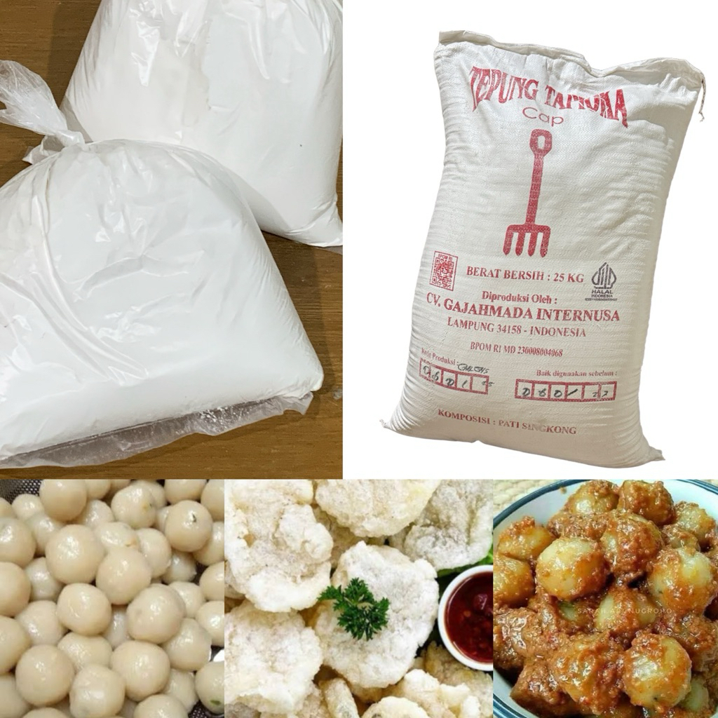 

Tepung Aci Tepung Tapioka Serbaguna Cilok Cireng Cimol Baso Aci Tepung Tapioka kualitas premium dan ORIGINAL!!! cocok untuk cilok, cireng, baso aci dan lainnya
