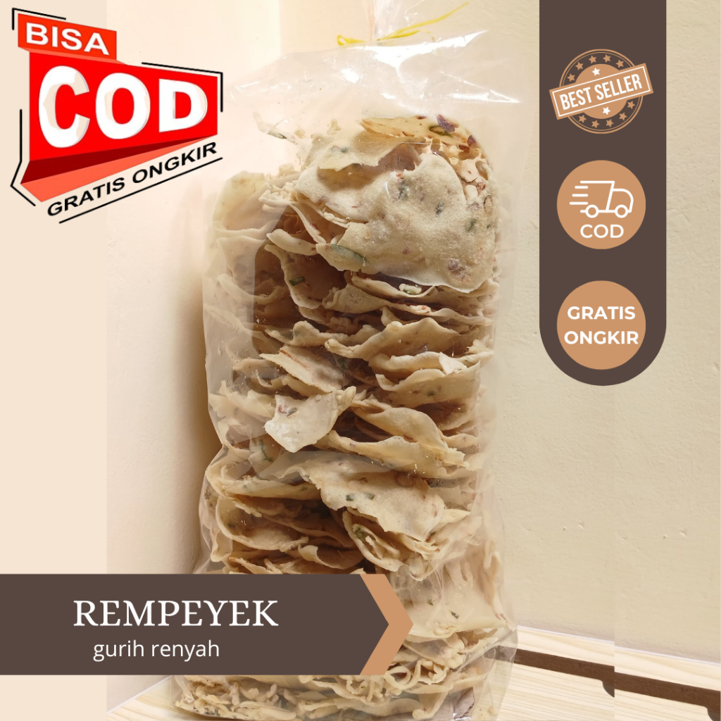 

[ BELI 1 FREE 1 ] Peyek Kacang Original 250gr/500gr/1 kg Kripik Peyek Renyah/Rempeyek/Cemilan clasik/Cemilan Termuah Terlaris/Best Seller ISTIMEWA