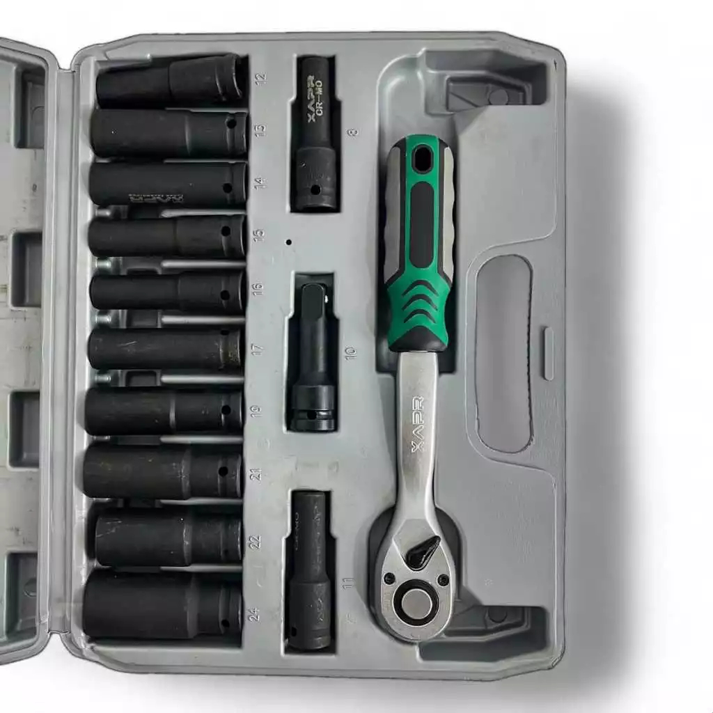 APR JAPAN KUNCI RACHET  SOK DEEP SOCKET WRENCH 1/2 INCH AP131 POWERTOOLS OFFICIAL AP131