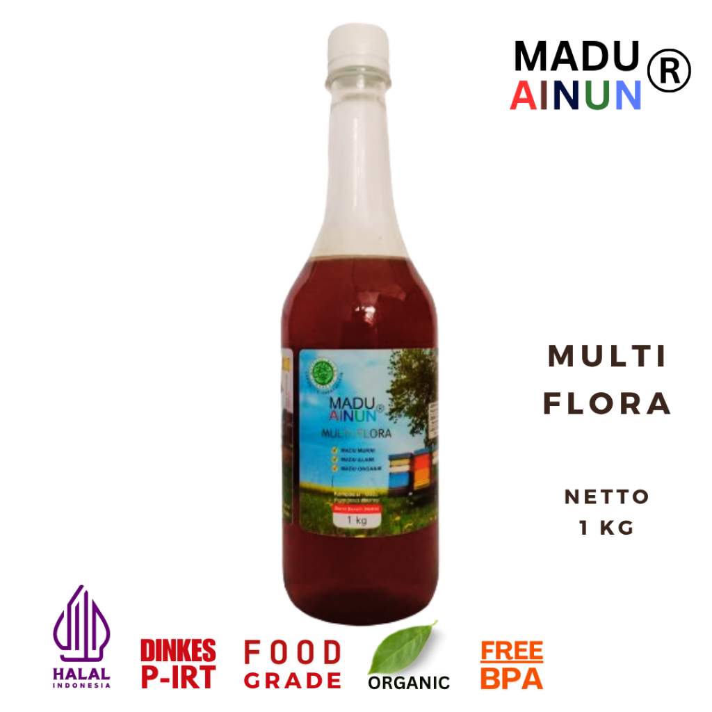 

Superfood Madu AINUN Multi Flora Madu Mentah Asli Murni 100% tanpa campuran