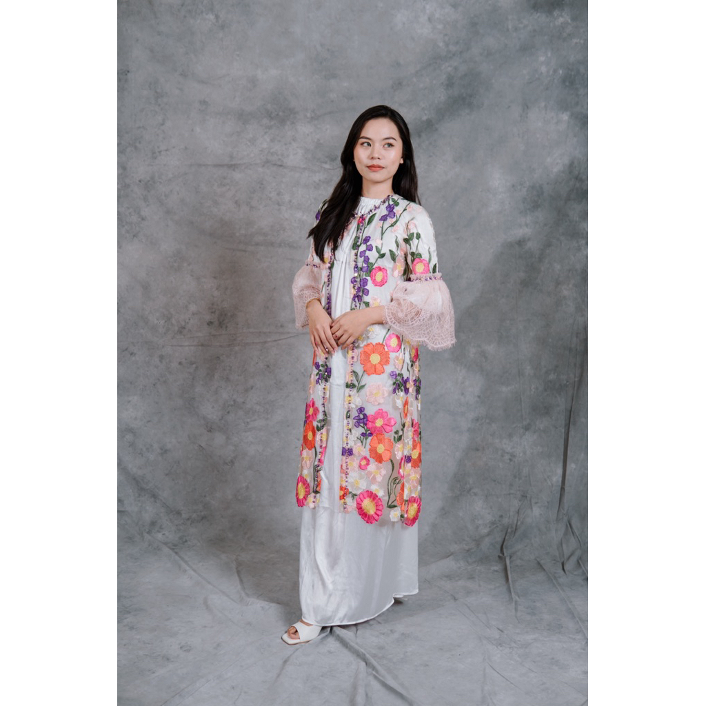 Salwa Outer Brukat | Outer Tile Garden | Dress Outer Pesta | Outer Kondangan Mewah