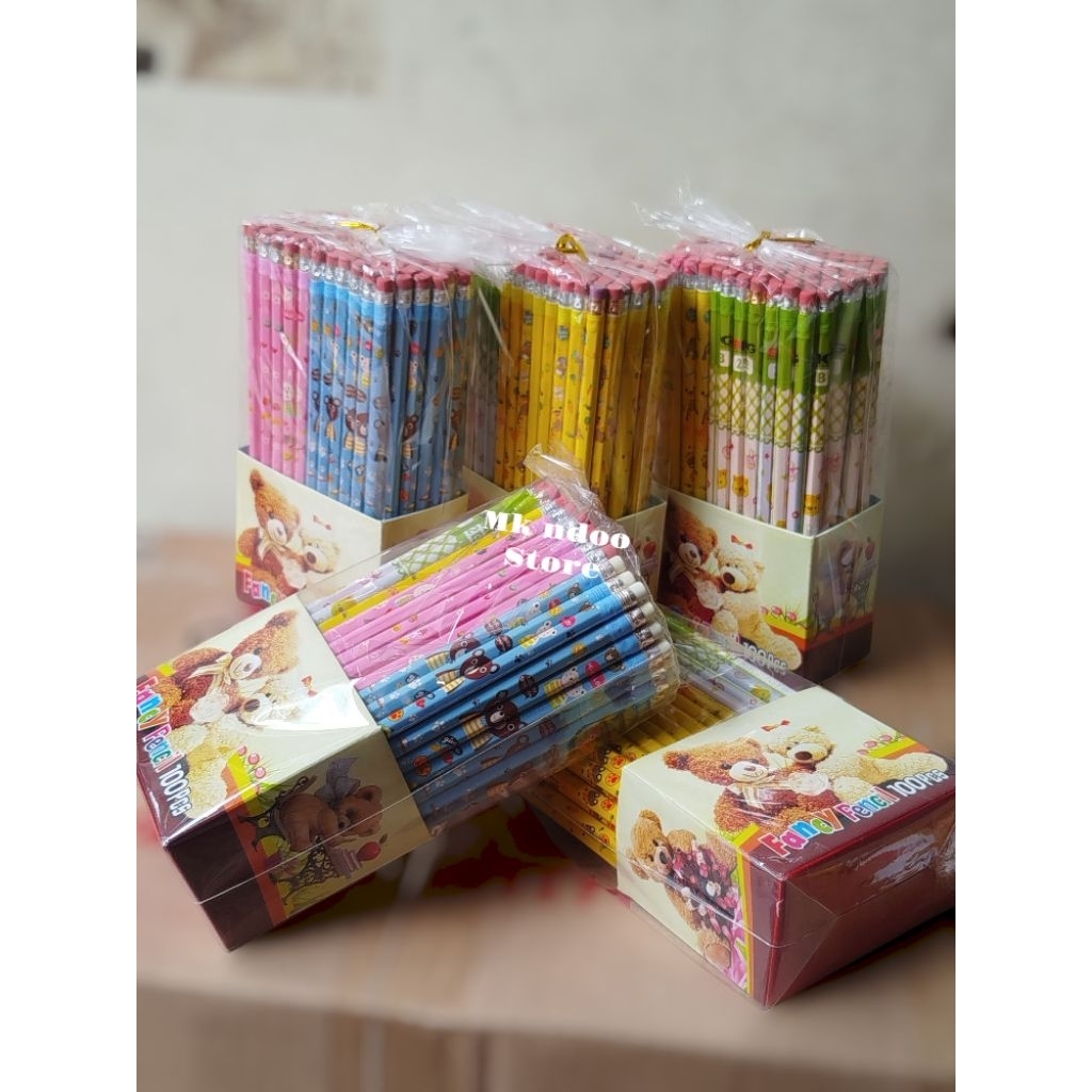 

Pensil fancy-Pensil 2B kerakter (isi 1 pak-100 pcs) pensil anak sekolah murah