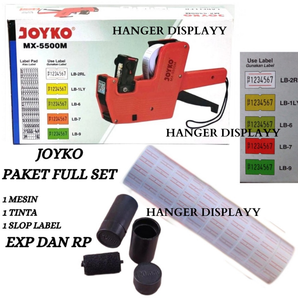 

KODE B15P Alat Mesin Label Harga Price Labeller Joyko MX55 1 Baris 8 Digit Mesin Label Harga expired COD