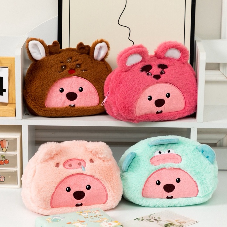 

KODE A69X TEMPAT PENSIL BULU HALUS LOOPY 1775 POUCH MAKEUP LUCU UNIK LOOPY RUSA LOTSO HANGDOYON