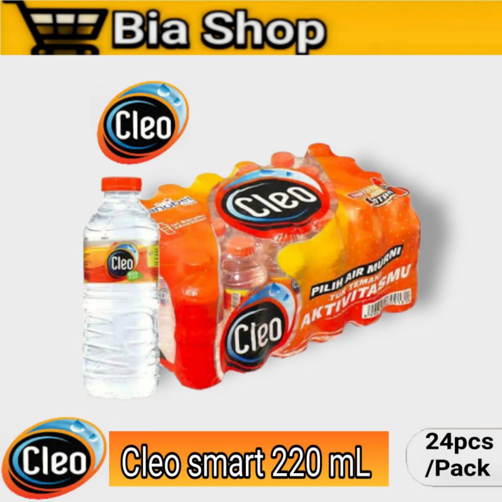 

Air Minum Cleo Smart 220 ML isi 24 pcs